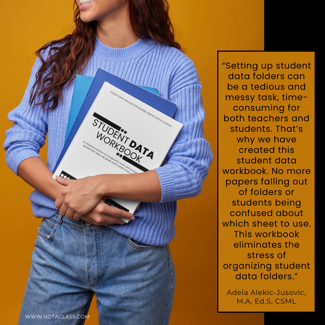 Student Data Workbook: An effective solution for students to track and analyze their assessment data, set goals, and monitor their progress. 