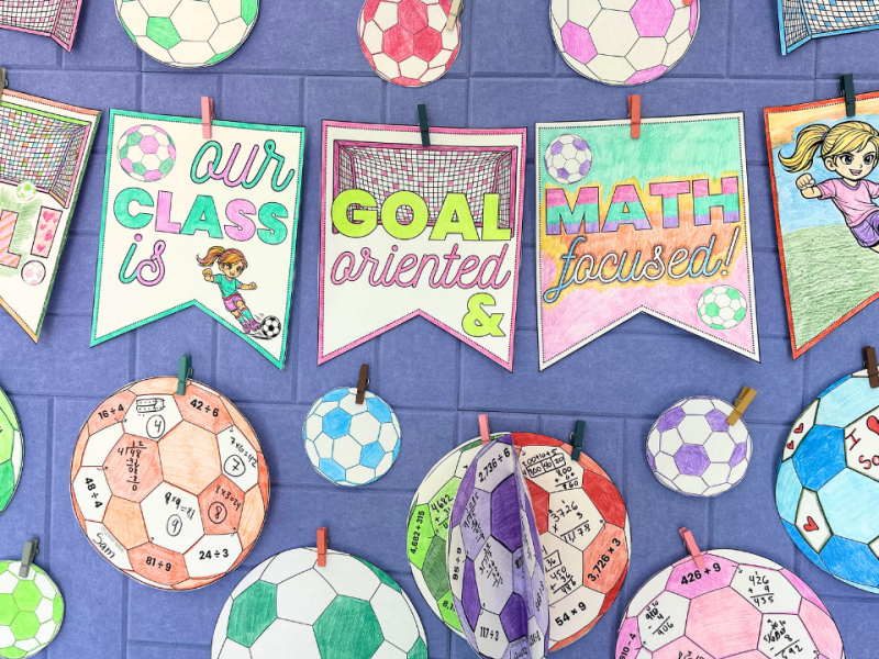 What Are Some Hands-On Project-Based Learning Activities for Summer School? Try Soccer Math Crafts and Bulletin Board Banner&nbsp;Crafts!